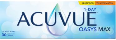 Acuvue Oasys Max 1 Day Multifocal for Astigmatism 30pk
