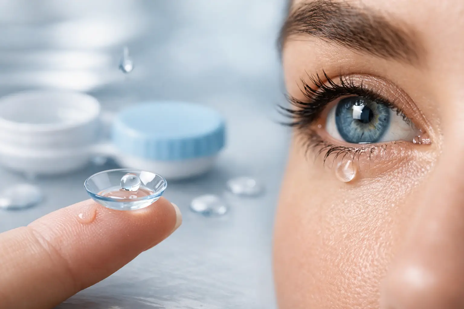 Moisture Retaining Contact Lenses for Dry Eyes